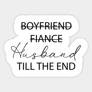 Hubby Tee Sticker